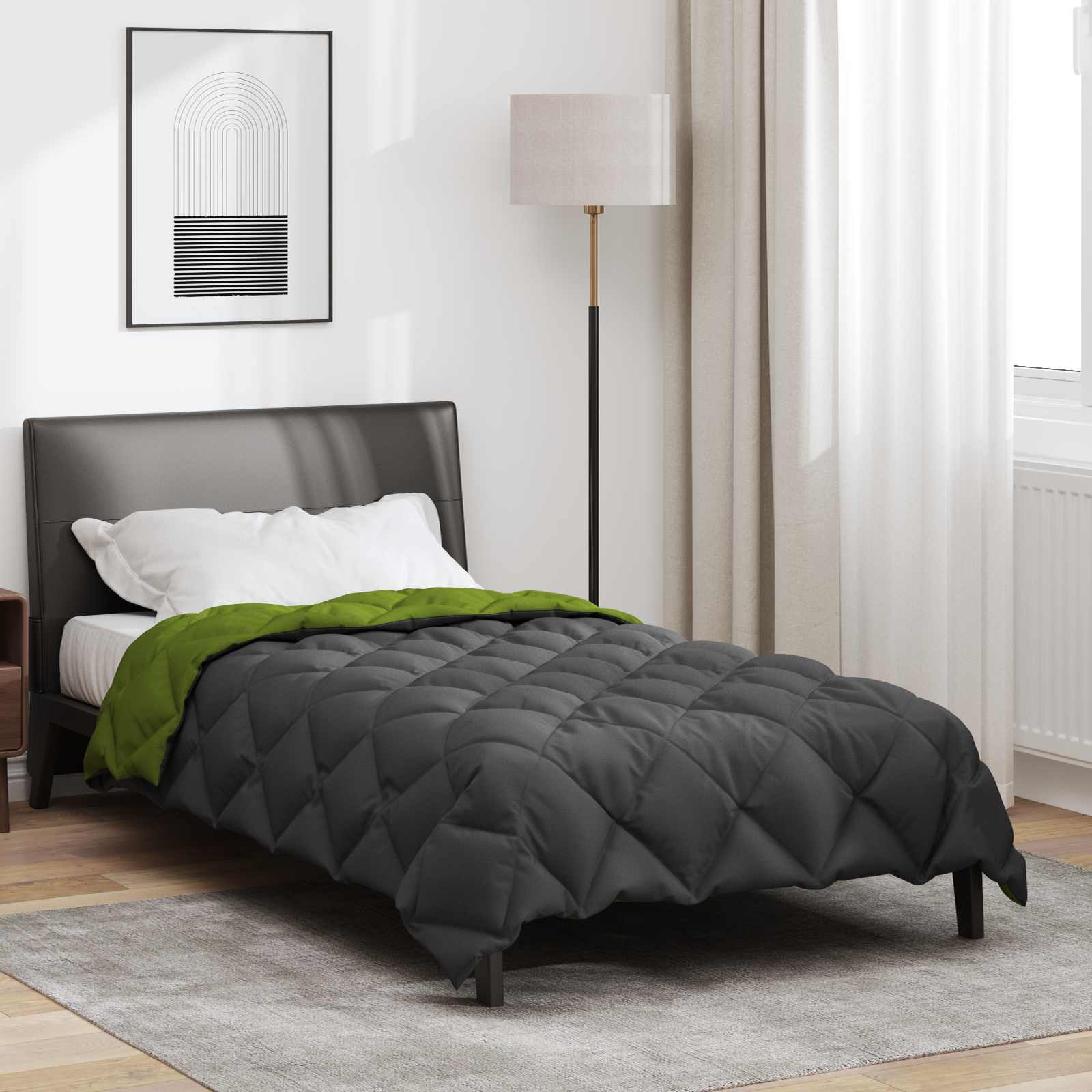 vidaXL Winter Duvet 155 x 220 cm 450 gsm Microfiber (100% Polyester) 1