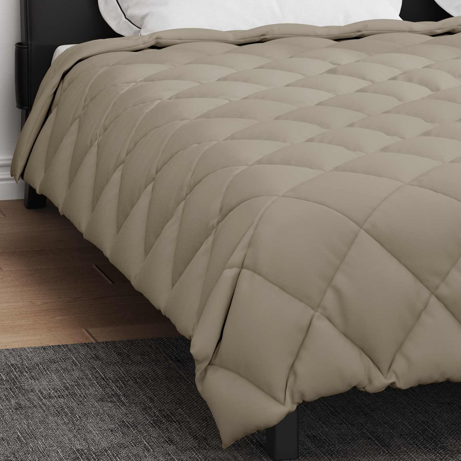 vidaXL Winter Duvet 200 x 200 cm 450 gsm Microfiber (100% Polyester) 4