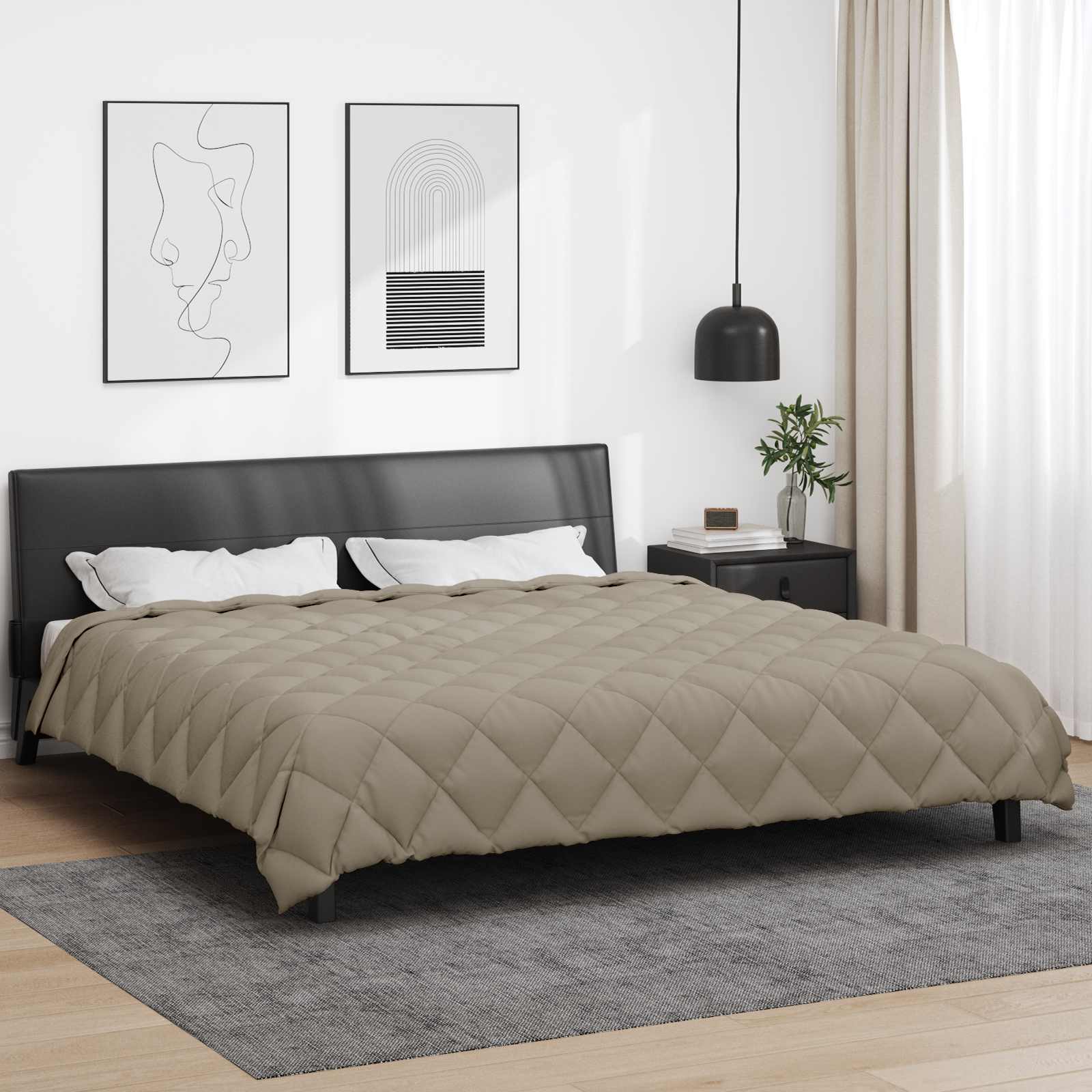 vidaXL Winter Duvet 200 x 200 cm 450 gsm Microfiber (100% Polyester) 1