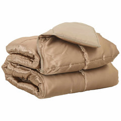 vidaXL Full Year Duvet 155 x 200 cm 300 gsm Gold 2