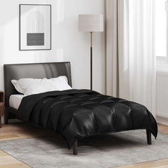 vidaXL Winter Duvet 135 x 220 cm 450 gsm Black 1