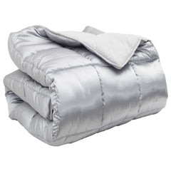 vidaXL Winter Duvet 135 x 200 cm 450 gsm Silver 2