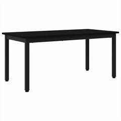 vidaXL Coffee Table Black Oak 100 x 50 x 45 cm Engineered Wood 2