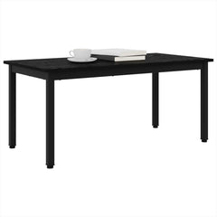 vidaXL Coffee Table Black Oak 100 x 50 x 45 cm Engineered Wood 3