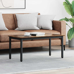 vidaXL Coffee Table Smoke Oak 100 x 50 x 45 cm Engineered Wood 1