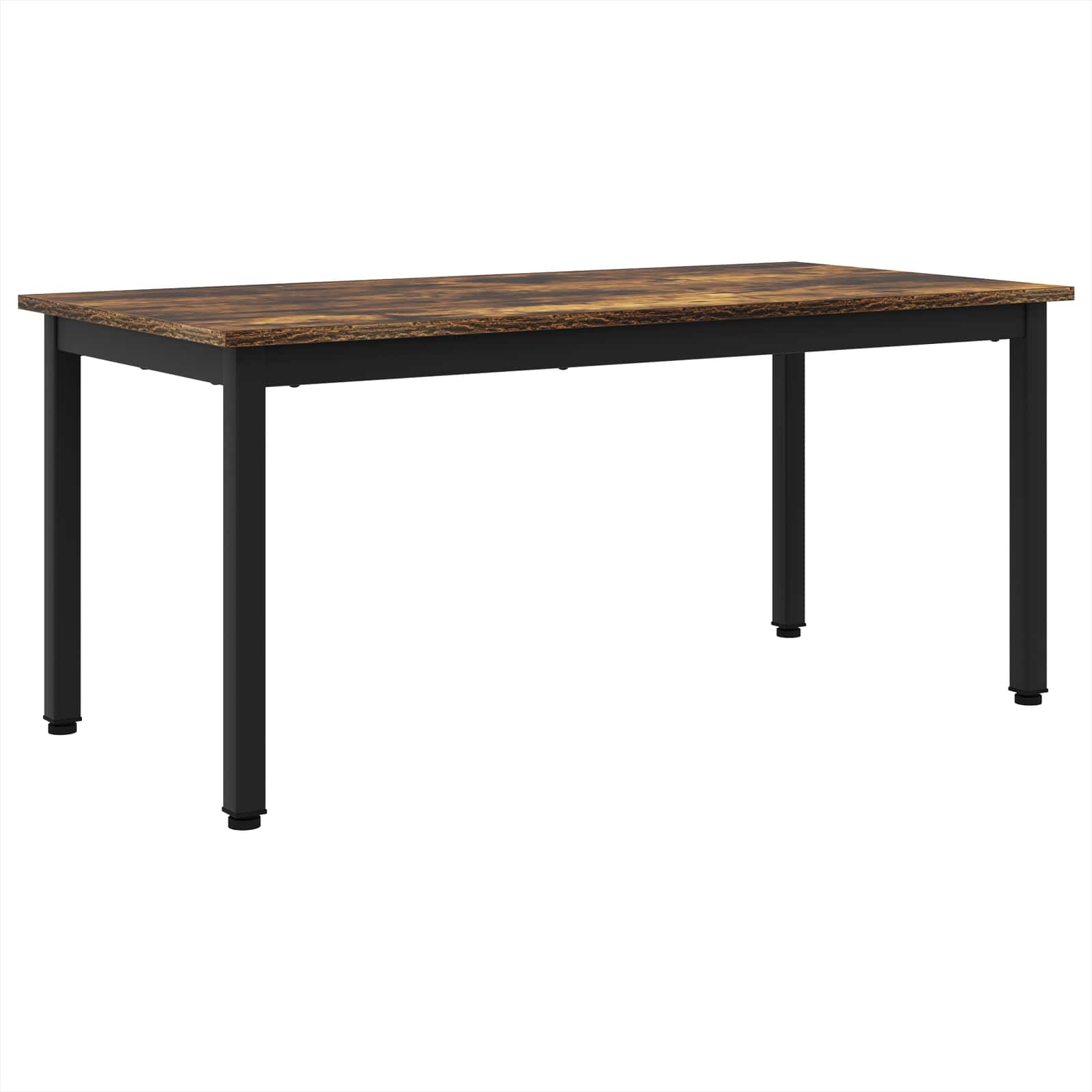 vidaXL Coffee Table Smoke Oak 100 x 50 x 45 cm Engineered Wood 2