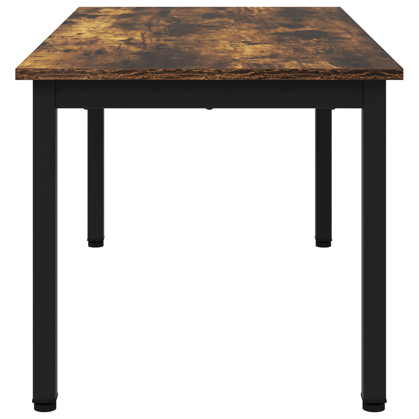 vidaXL Coffee Table Smoke Oak 100 x 50 x 45 cm Engineered Wood 6
