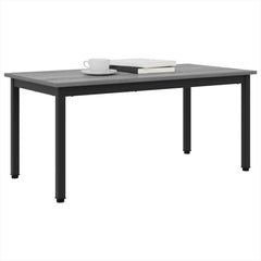 vidaXL Coffee Table Grey Sonoma 100 x 50 x 45 cm Engineered Wood 3