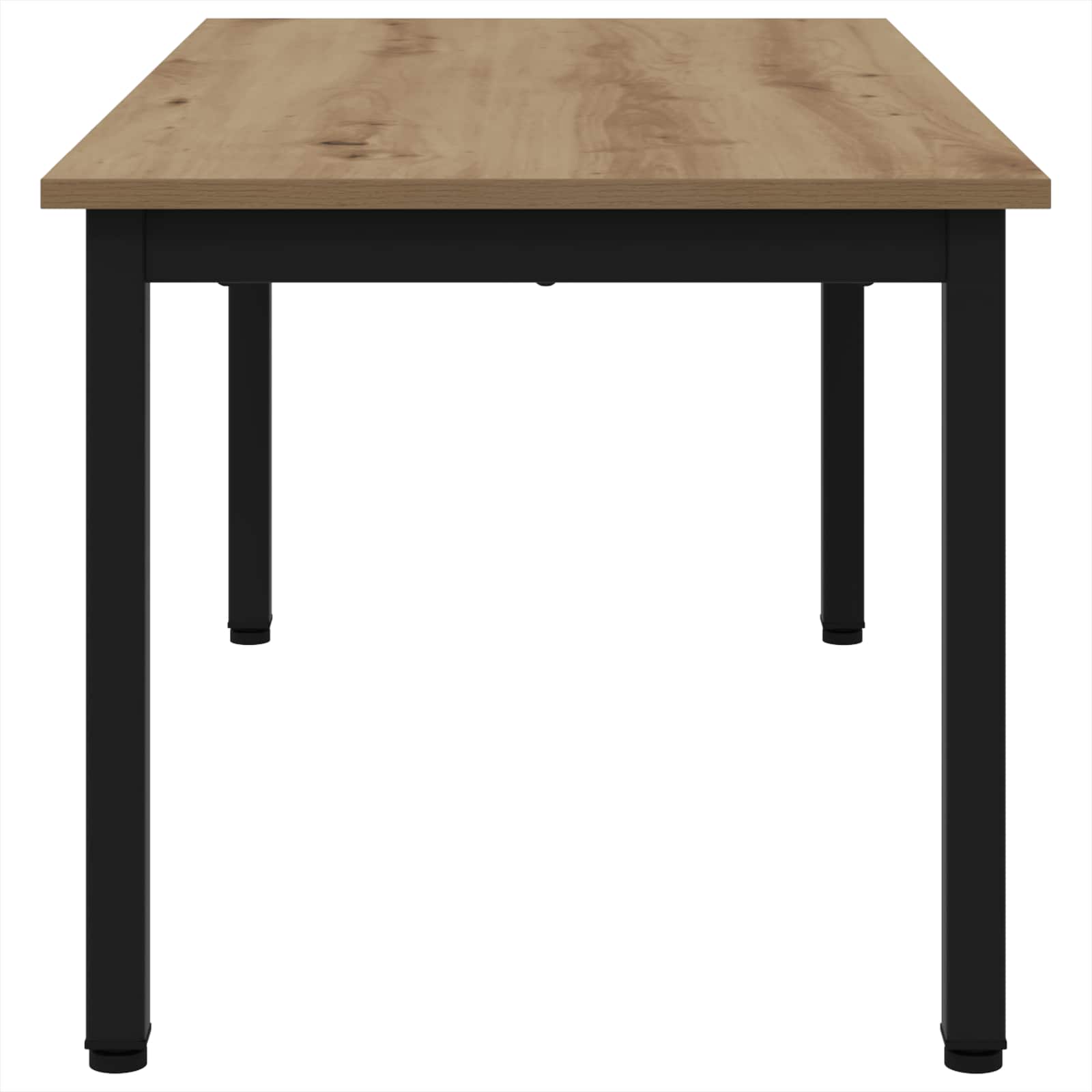vidaXL Coffee Table Artisian Oak 100 x 50 x 45 cm Engineered Wood 6