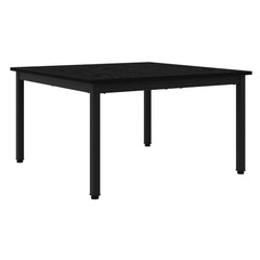 vidaXL Coffee Table Black Oak 80 x 80 x 45 cm Engineered Wood 2