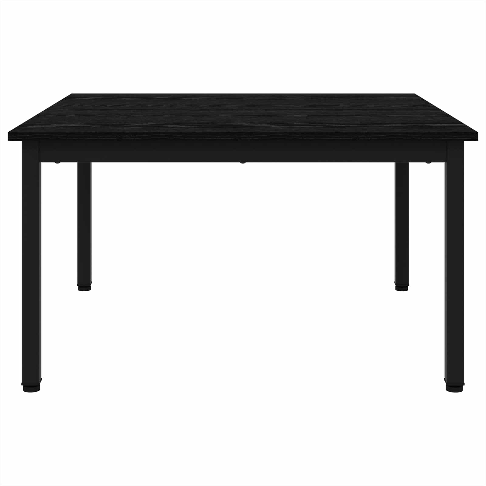 vidaXL Coffee Table Black Oak 80 x 80 x 45 cm Engineered Wood 6