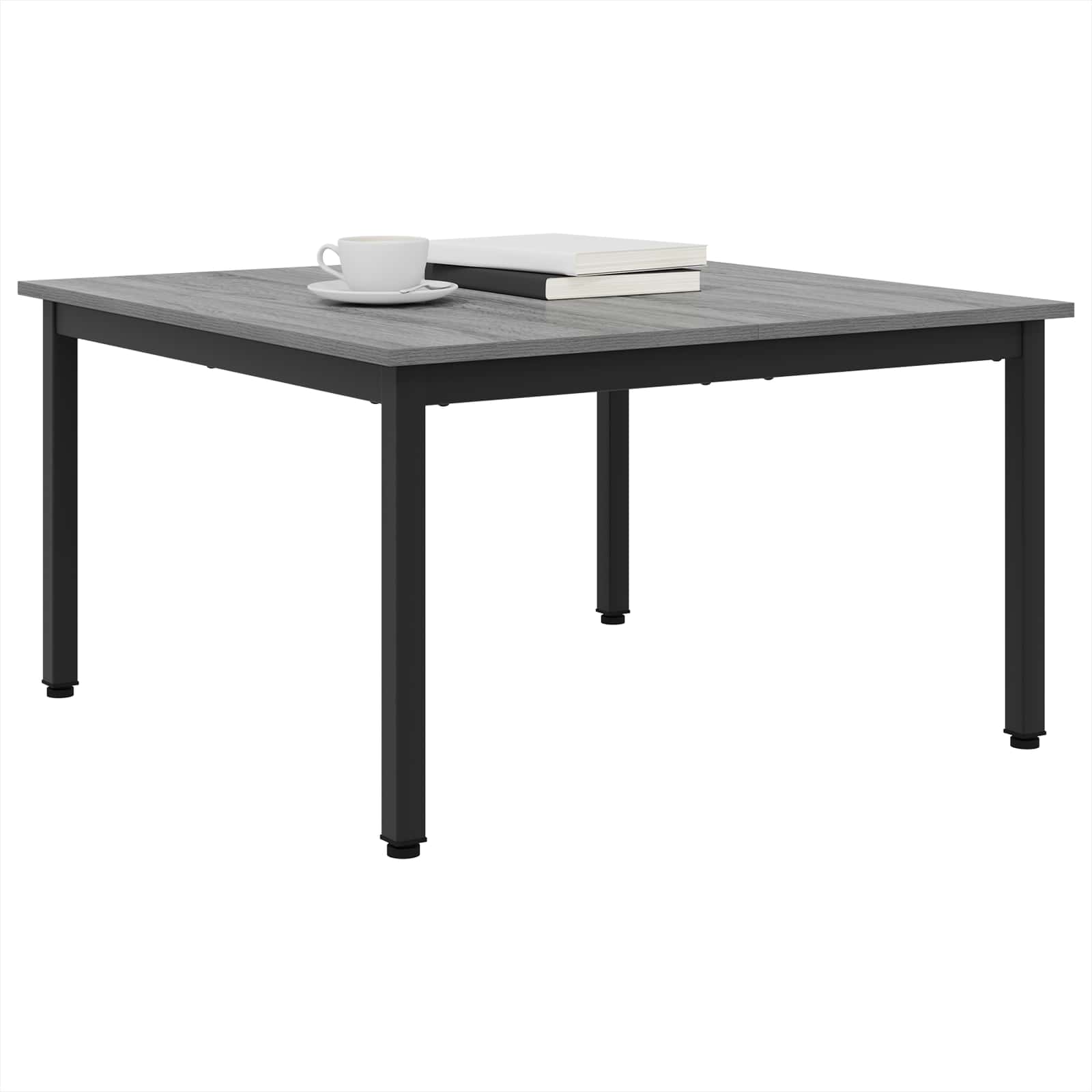 vidaXL Coffee Table Grey Sonoma 80 x 80 x 45 cm Engineered Wood 3