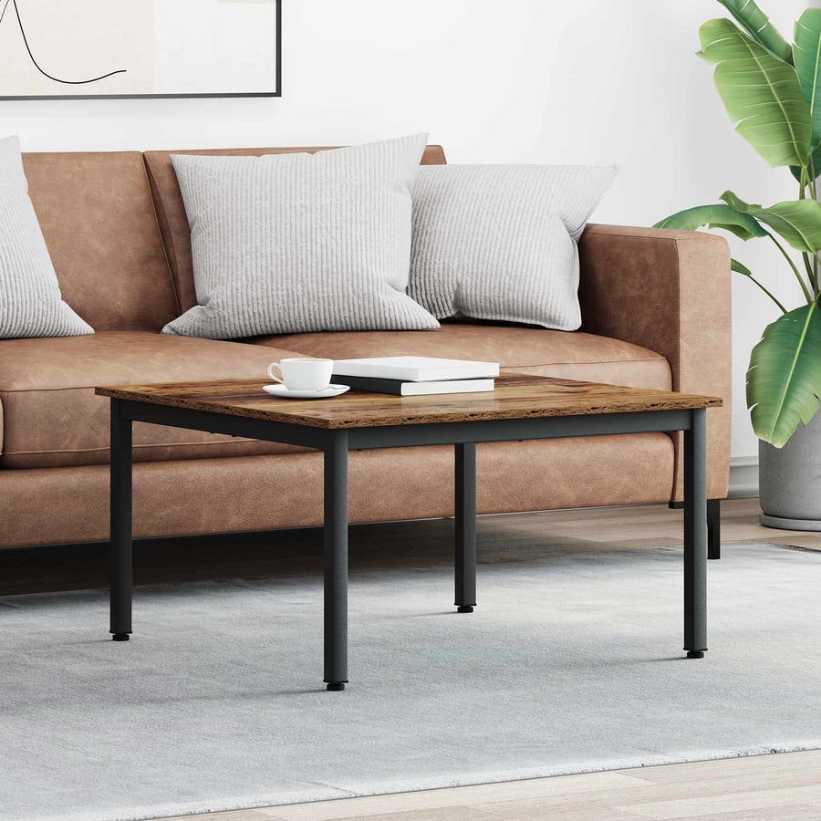 vidaXL Coffee Table Old Wood 80 x 80 x 45 cm Engineered Wood 1