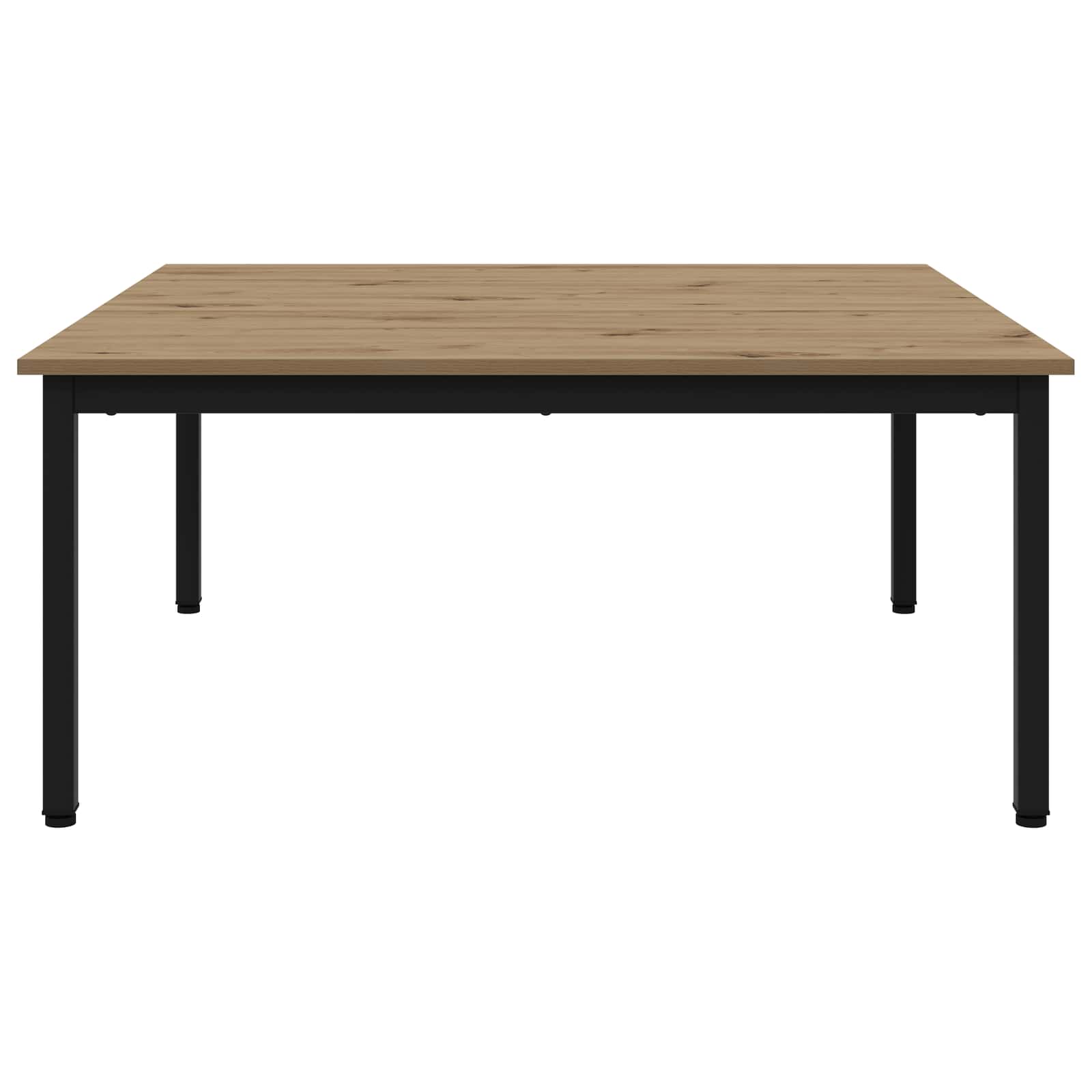 vidaXL Coffee Table Artisian Oak 100 x 100 x 45 cm Engineered Wood 6