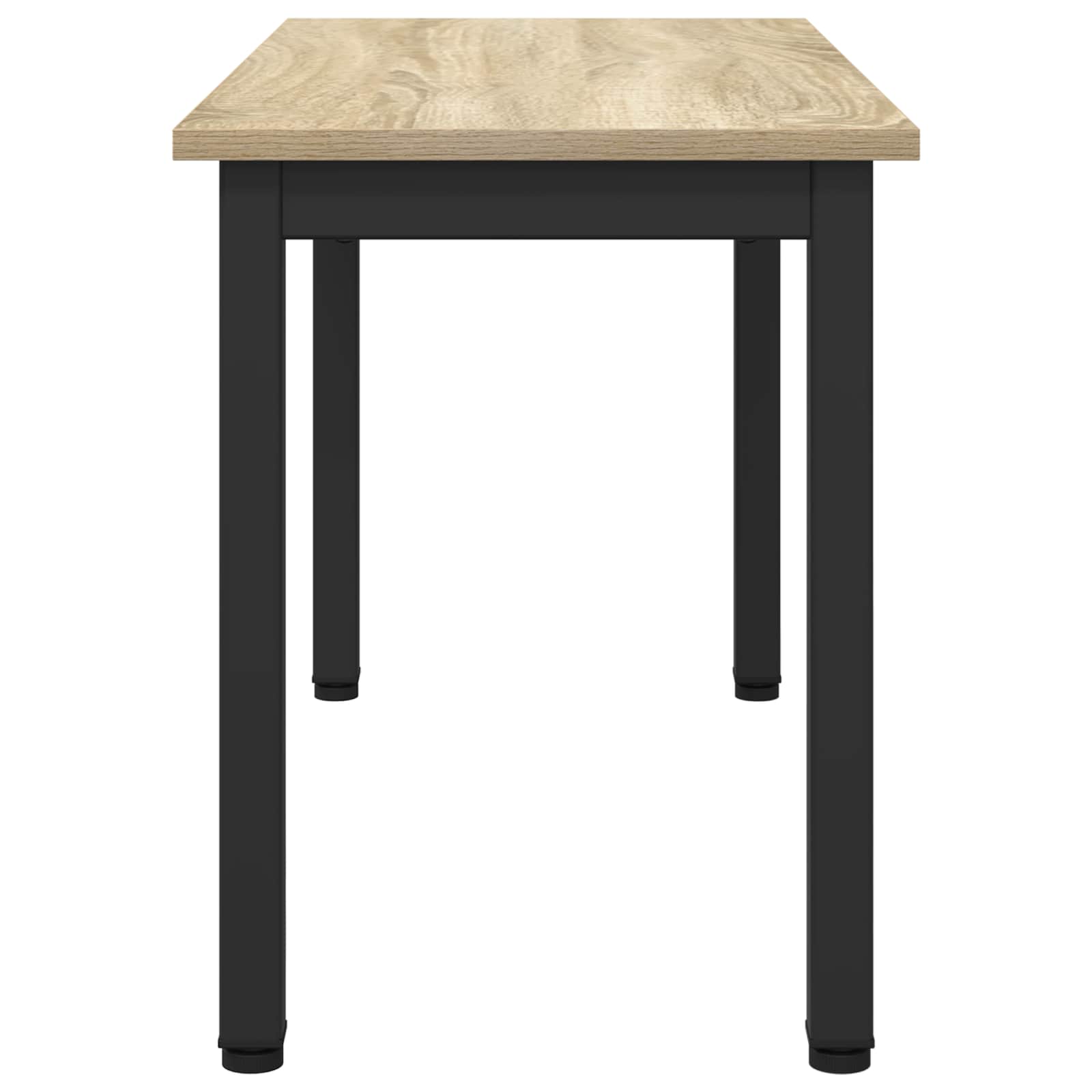 vidaXL Bench Sonoma 80 x 35 x 45 cm Engineered Wood 6