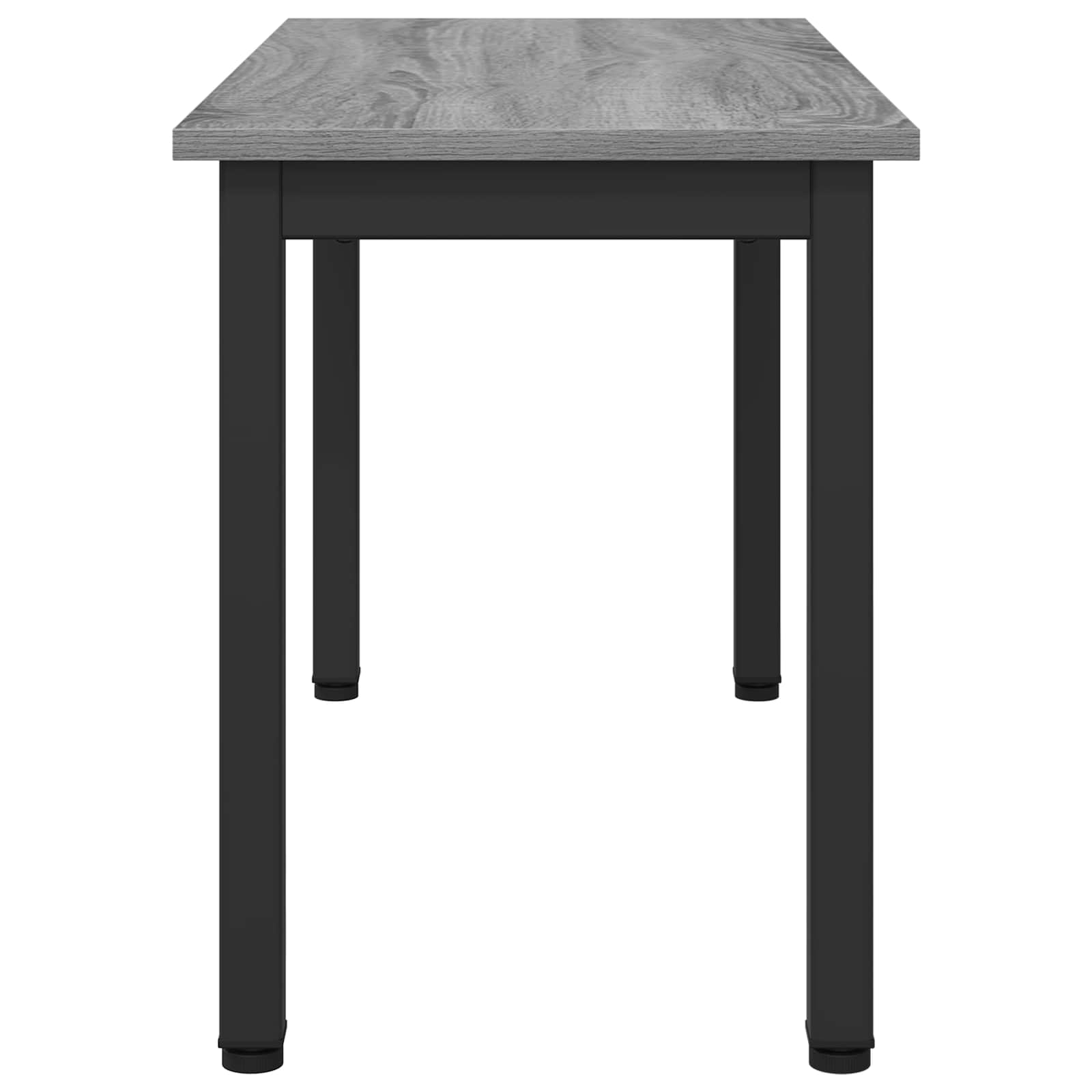 vidaXL Bench Grey Sonoma 80 x 35 x 45 cm Engineered Wood 6