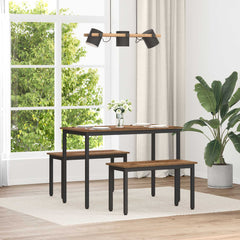 vidaXL Bench Old Wood 80 x 35 x 45 cm Engineered Wood 1