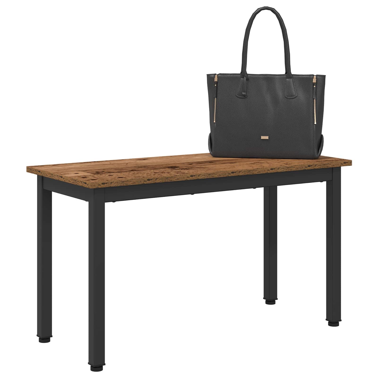 vidaXL Bench Old Wood 80 x 35 x 45 cm Engineered Wood 3