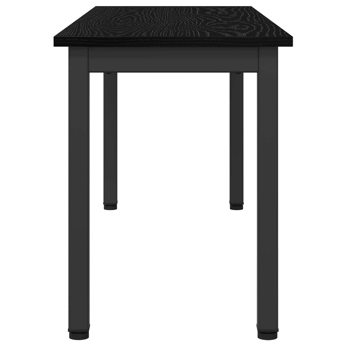 Bench Engineered Wood 110 x 35 x 45 cm Black oak