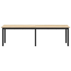 vidaXL Bench Sonoma 160 x 35 x 45 cm Engineered Wood 5