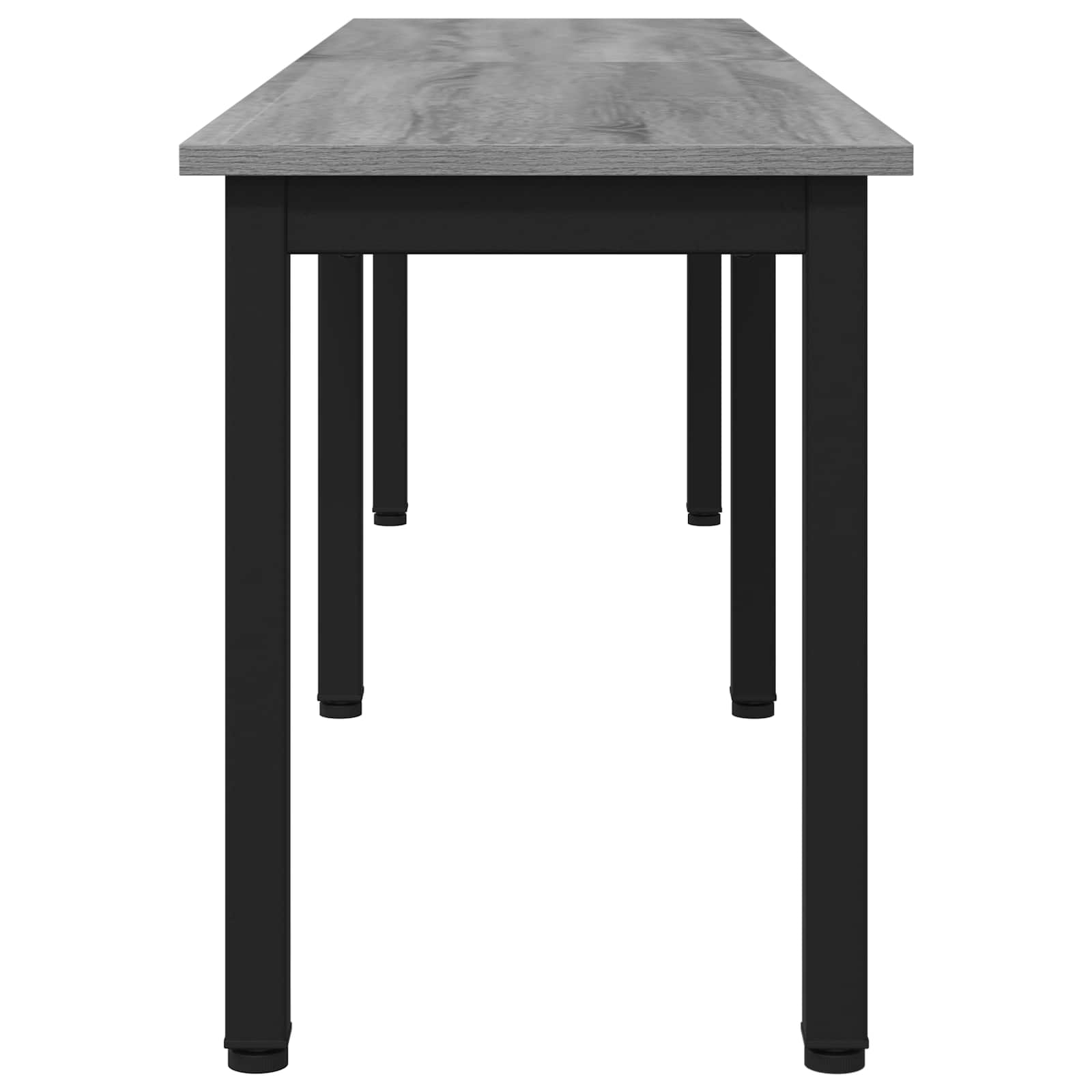 vidaXL Bench Grey Sonoma 160 x 35 x 45 cm Engineered Wood 6