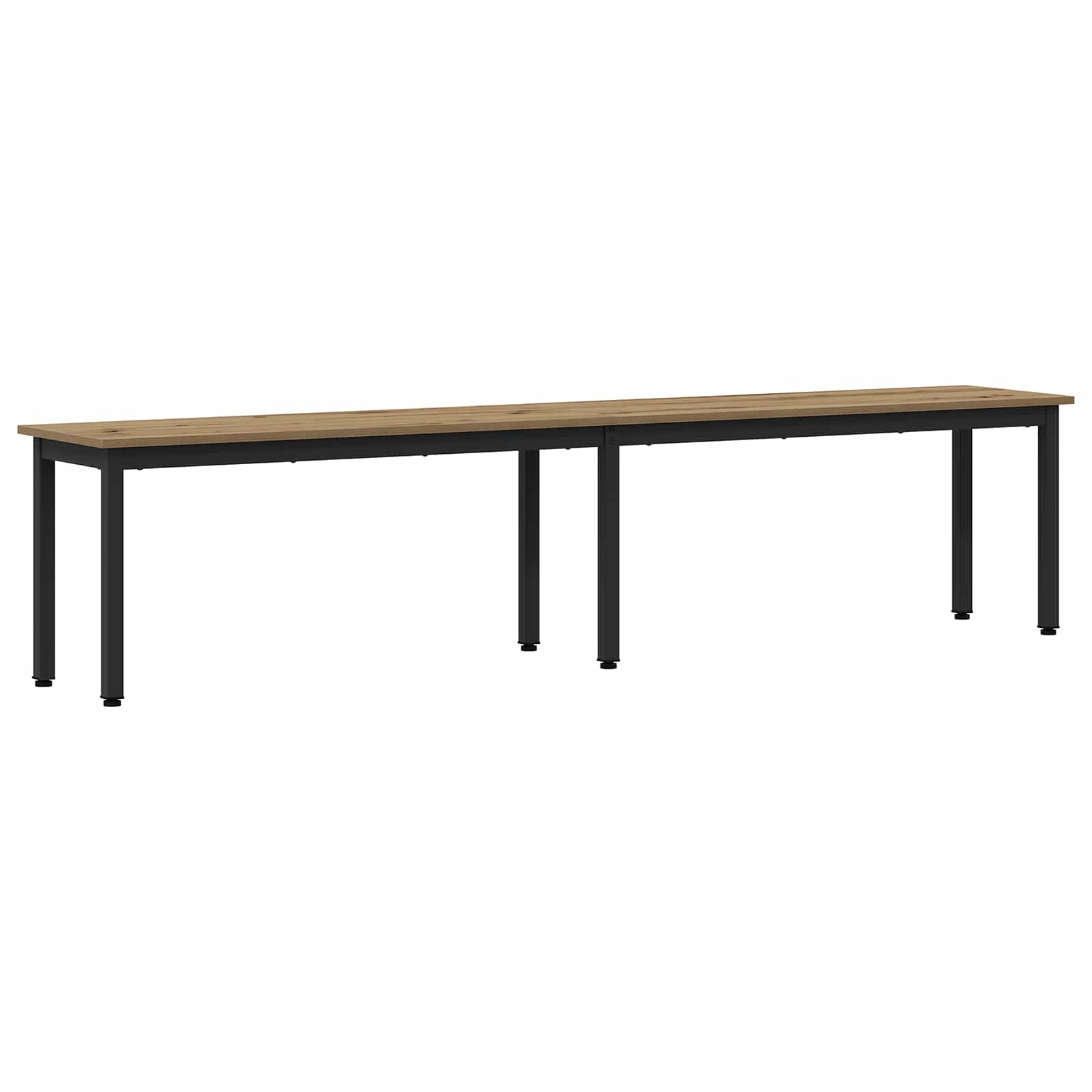 vidaXL Bench Artisian Oak 200 x 35 x 45 cm Engineered Wood 2