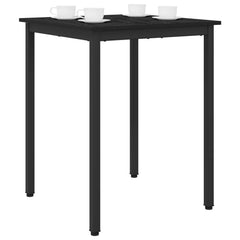 Dining Tables Engineered Wood Black oak 60 cm 60 cm