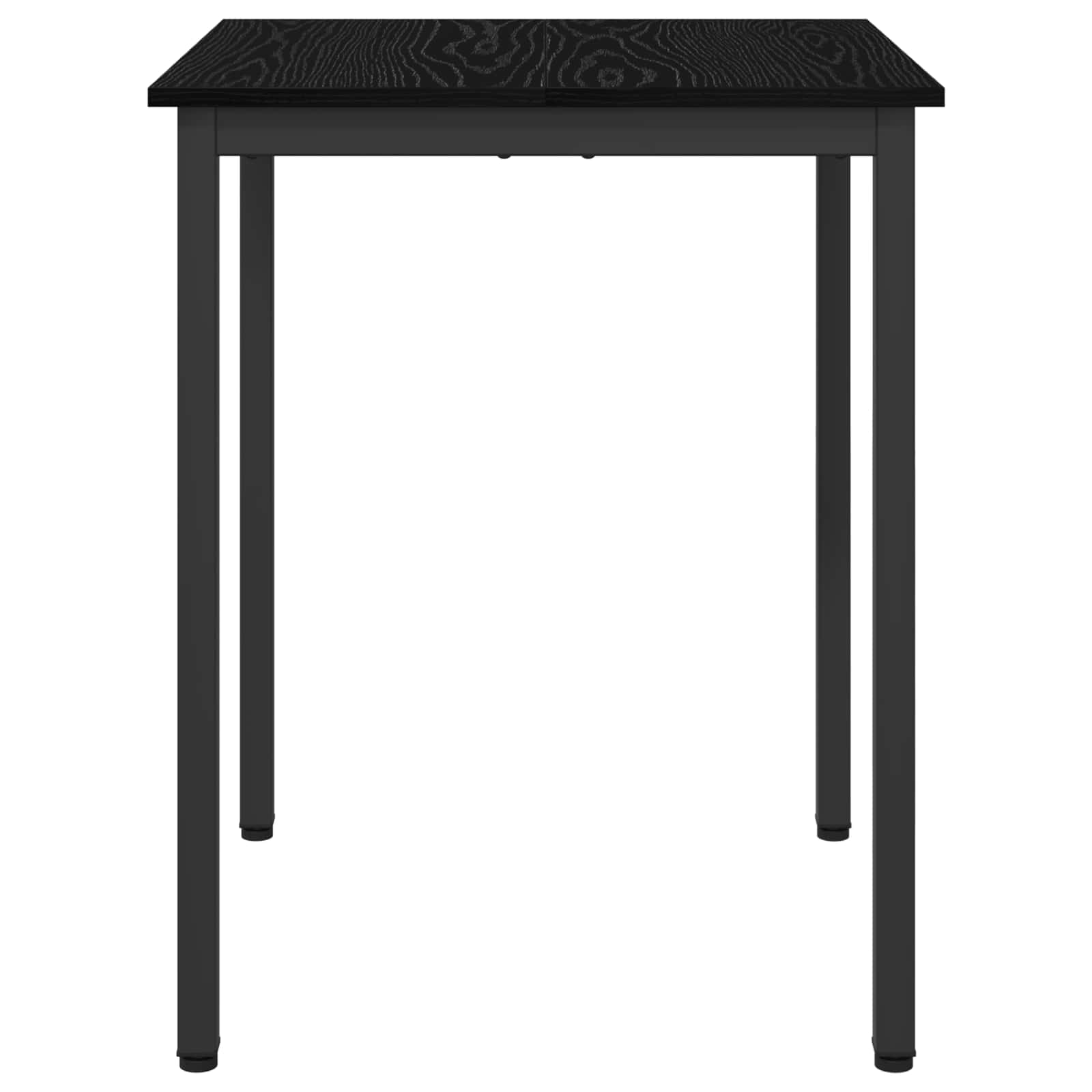 vidaXL Dining Tables 60 x 60 x 75 cm Engineered Wood Black Oak Square 6