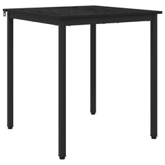 vidaXL Dining Tables 70 x 70 x 75 cm Engineered Wood Black Oak Square 2