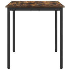 vidaXL Dining Tables 70 x 70 x 75 cm Engineered Wood Smoked Oak Square 6