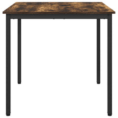 vidaXL Dining Tables 80 x 80 x 75 cm Engineered Wood Smoked Oak Square 6