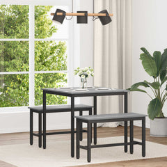 vidaXL Dining Tables 80 x 80 x 75 cm Engineered Wood Grey Sonoma 1