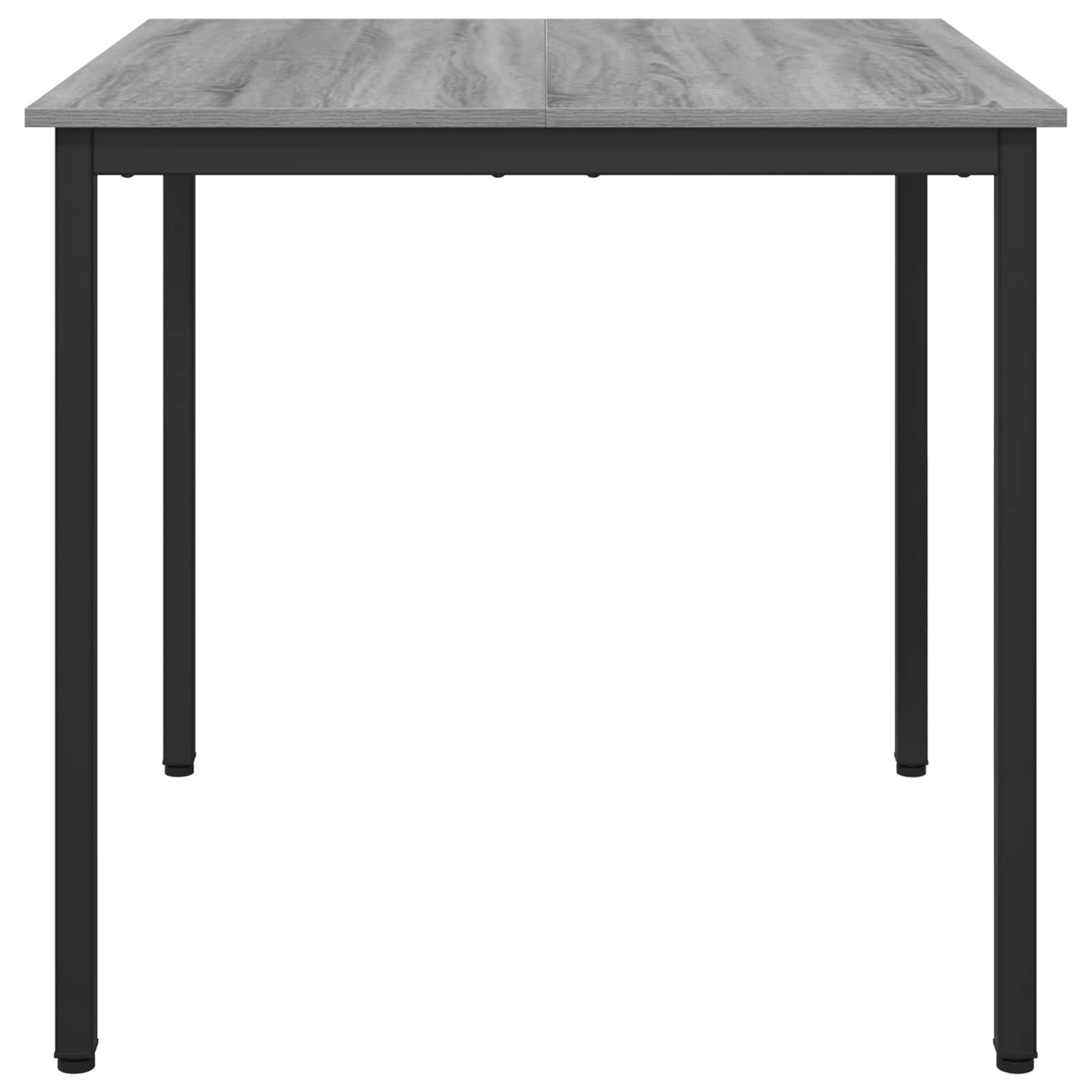 vidaXL Dining Tables 80 x 80 x 75 cm Engineered Wood Grey Sonoma 6