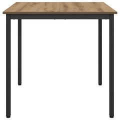 vidaXL Dining Tables 80 x 80 x 75 cm Engineered Wood Artisan Oak 6