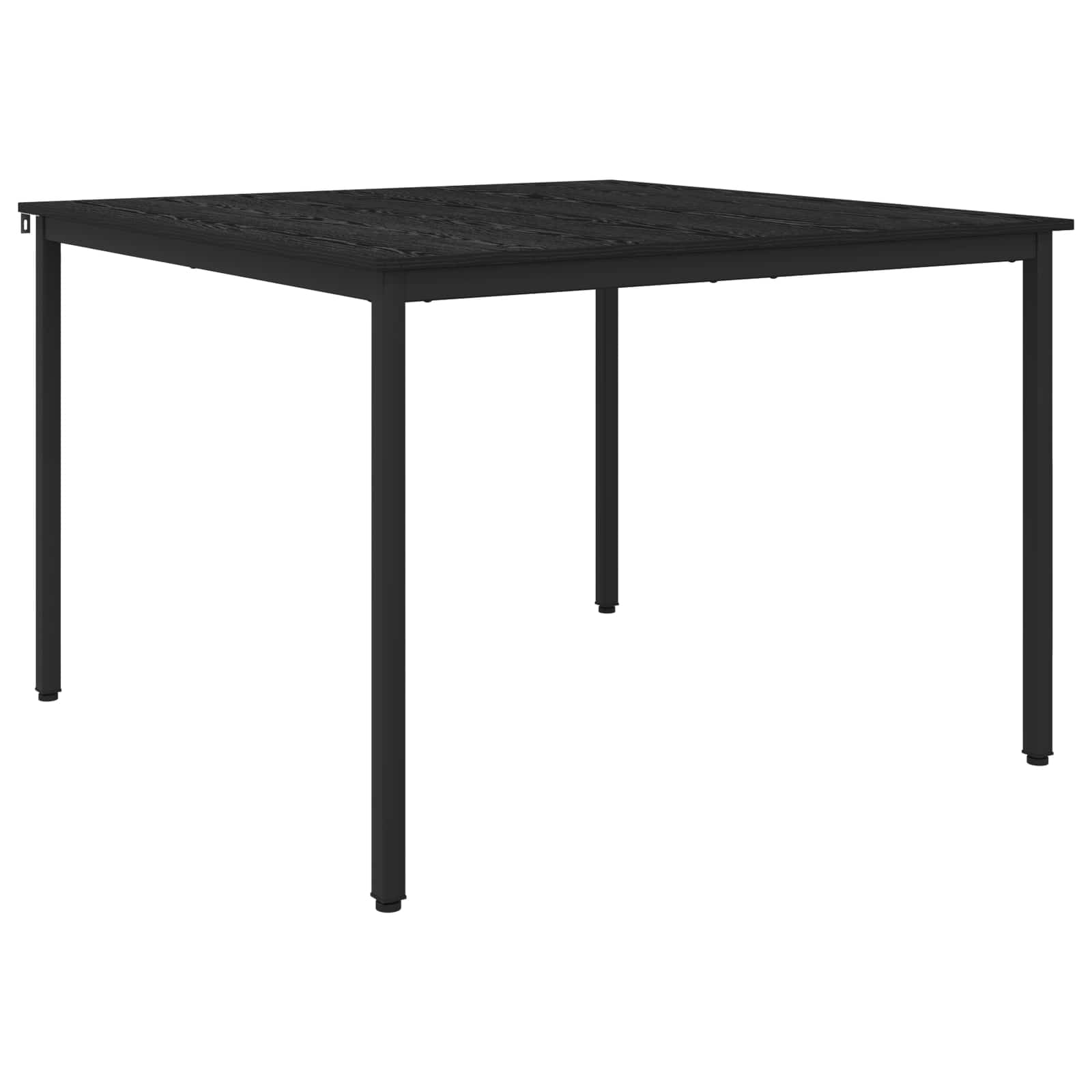 vidaXL Dining Tables 110 x 110 x 75 cm Engineered Wood Black Oak 2