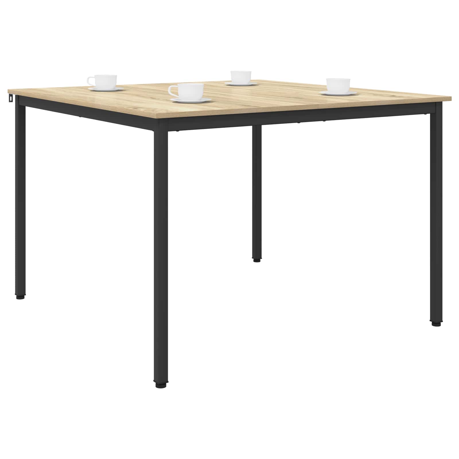 vidaXL Dining Tables 110 x 110 x 75 cm Engineered Wood Sonoma Oak 3