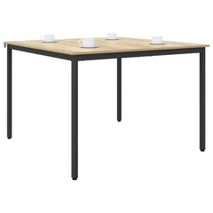 vidaXL Dining Tables 110 x 110 x 75 cm Engineered Wood Sonoma Oak 3