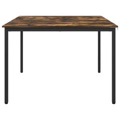 vidaXL Dining Tables 110 x 110 x 75 cm Engineered Wood Smoked Oak 5