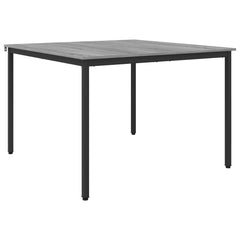 vidaXL Dining Tables 110 x 110 x 75 cm Engineered Wood Grey Sonoma 2