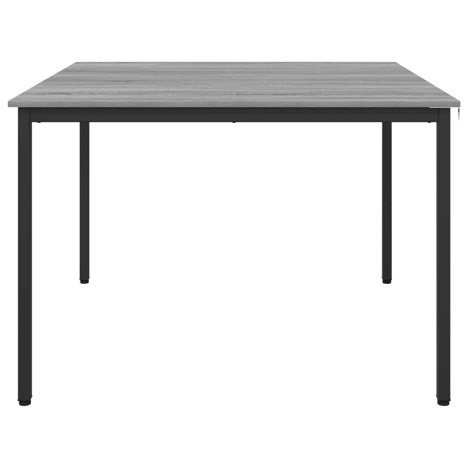 vidaXL Dining Tables 110 x 110 x 75 cm Engineered Wood Grey Sonoma 5