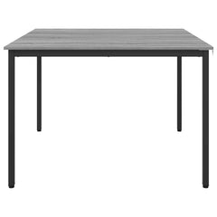 vidaXL Dining Tables 110 x 110 x 75 cm Engineered Wood Grey Sonoma 5
