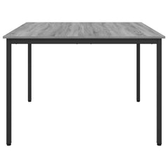 vidaXL Dining Tables 110 x 110 x 75 cm Engineered Wood Grey Sonoma 6