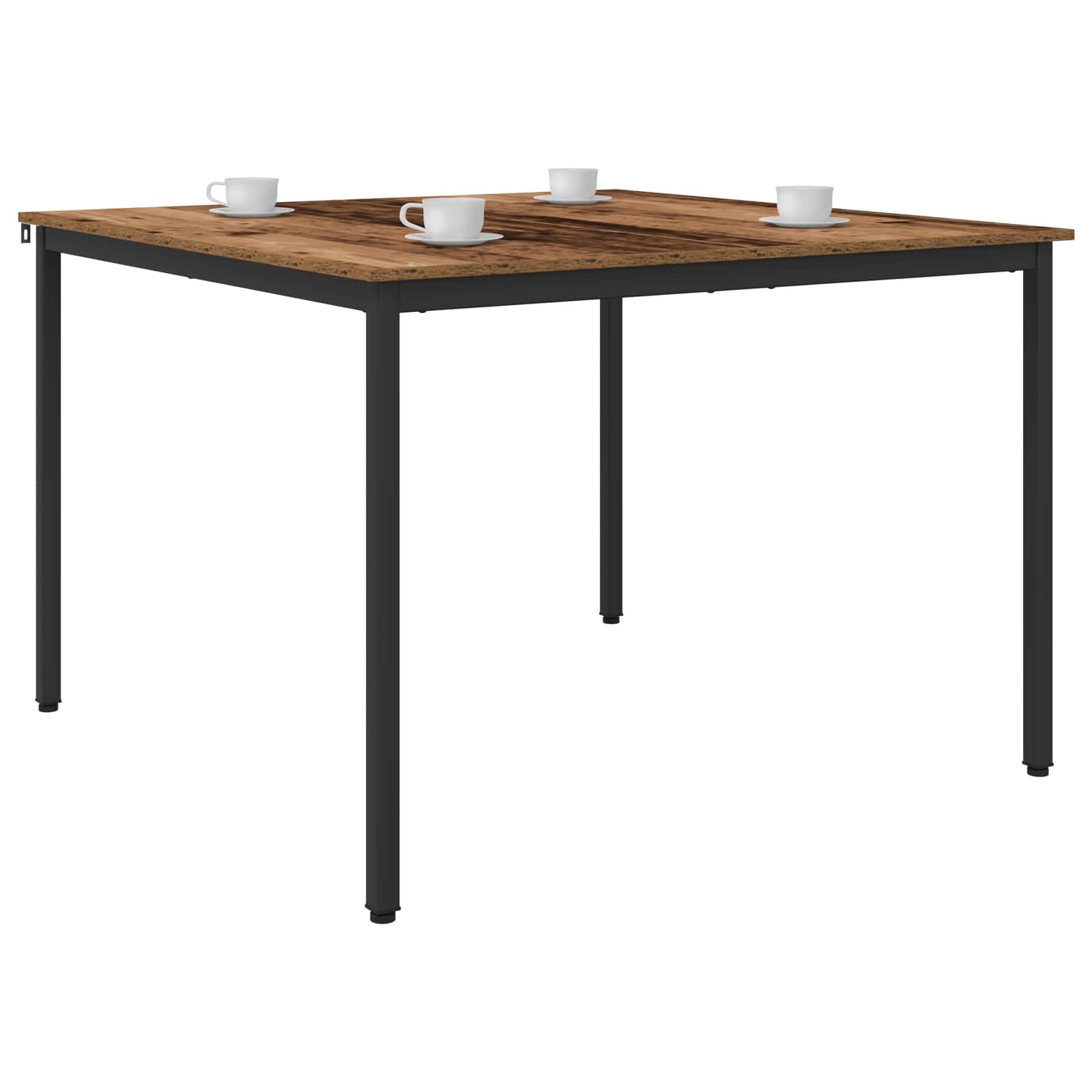 vidaXL Dining Tables 110 x 110 x 75 cm Engineered Wood Oak Wood 3