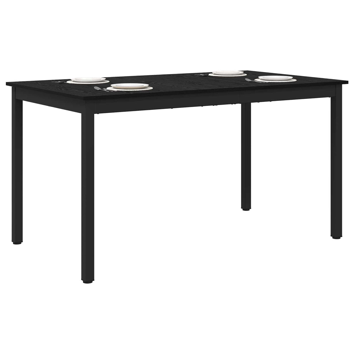Dining Tables Engineered Wood Black oak 140 cm 80 cm