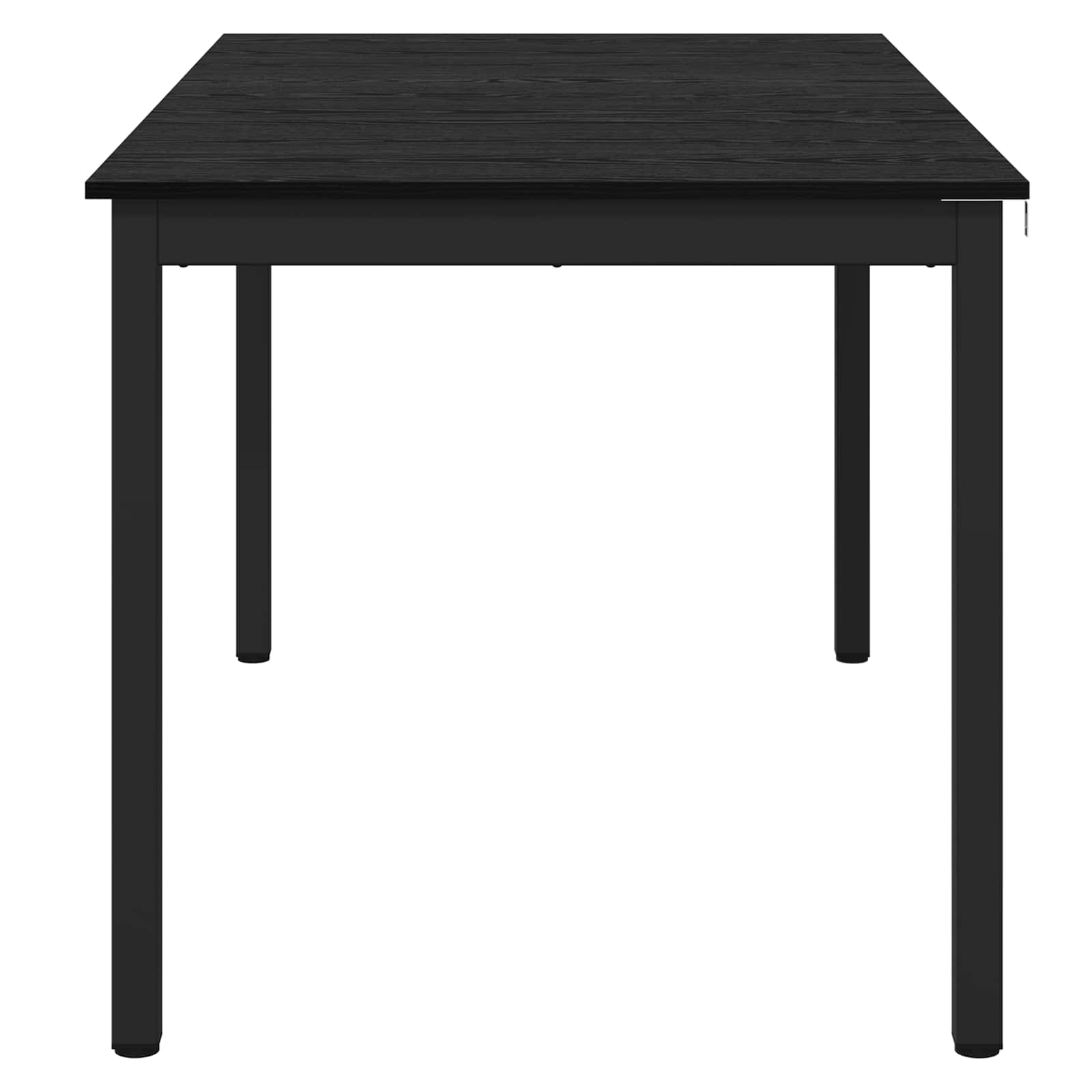 vidaXL Dining Tables 140 x 80 x 75 cm Engineered Wood Black Oak 6