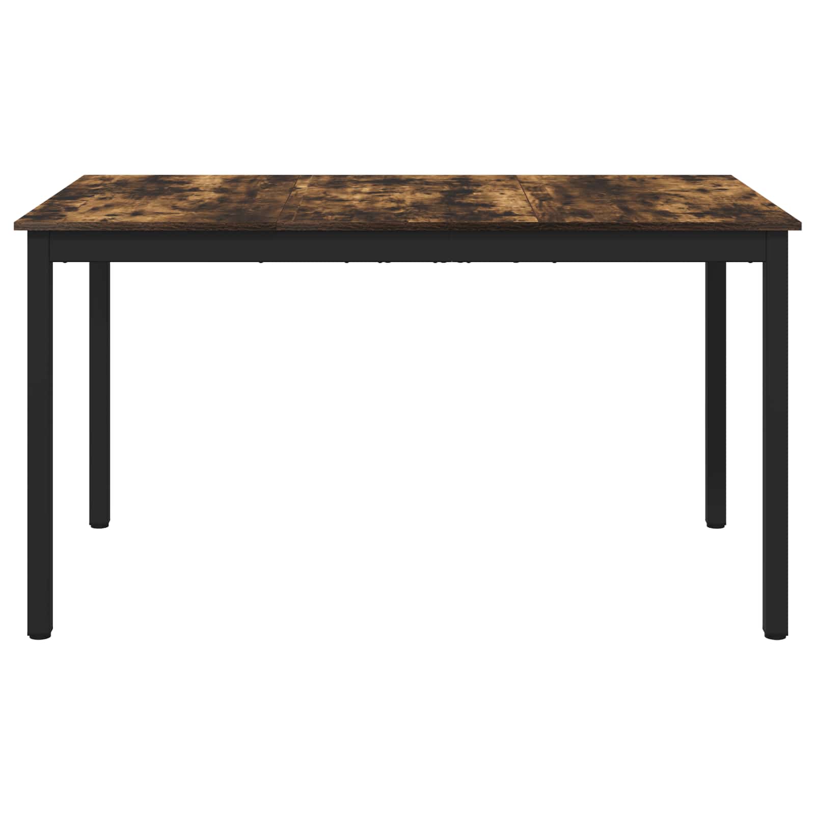 vidaXL Dining Tables 140 x 80 x 75 cm Engineered Wood Smoked Oak 5