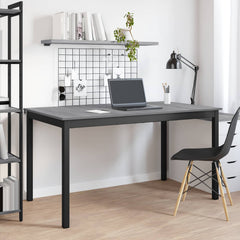vidaXL Dining Tables 140 x 80 x 75 cm Engineered Wood Grey Sonoma 4