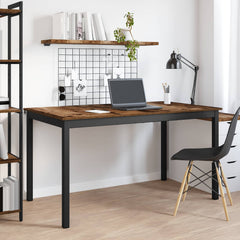 vidaXL Dining Tables 140 x 80 x 75 cm Engineered Wood Oak Wood 4