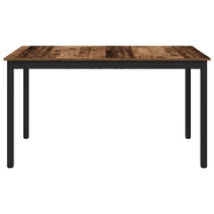 vidaXL Dining Tables 140 x 80 x 75 cm Engineered Wood Oak Wood 5
