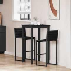 vidaXL Standing Bar Table Engineered Wood Square 1